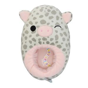 NWT Womens Size 7-8 Rosie the Spotted Pig 🐷 Squishmallow Slippers